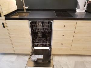 A kitchen or kitchenette at Beach & Center Premiun