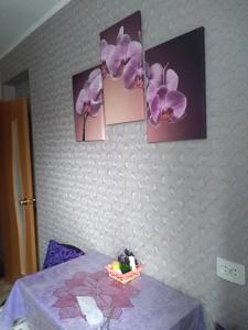 Katil atau katil-katil dalam bilik di Apartment on Kuybysheva 59