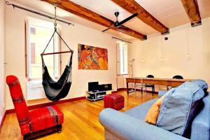 Posedenie v ubytovaní delCINQUE 26 - Loft in Trastevere