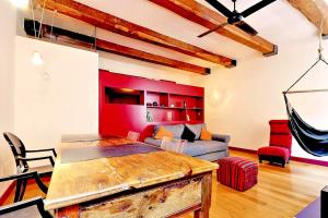 Posedenie v ubytovaní delCINQUE 26 - Loft in Trastevere