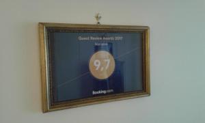 Certifikát, ocenenie alebo iný dokument vystavený v ubytovaní Marialoe