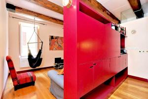Kuchyňa alebo kuchynka v ubytovaní delCINQUE 26 - Loft in Trastevere