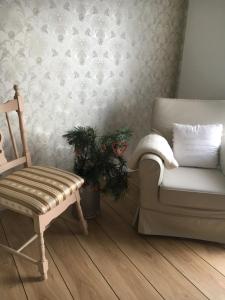 Posezení v ubytování Dompanorama-Kleines Ferienloft