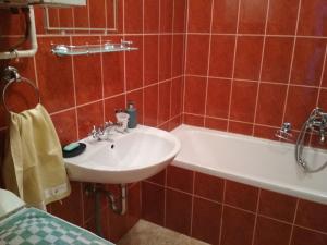 Ein Badezimmer in der Unterkunft Apartman Lux