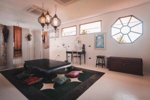 Χώρος καθιστικού στο Eden Villas Krabi