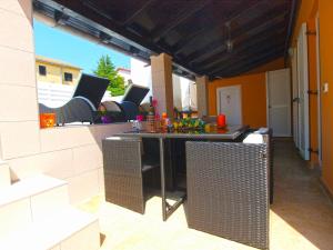 Balkón nebo terasa v ubytování House Vesna 1479