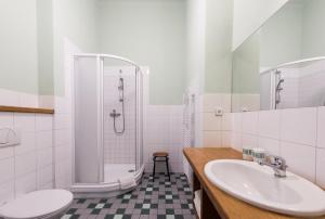 Kúpeľňa v ubytovaní HolidayPark Mlázovy