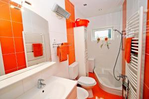 Koupelna v ubytování Apartman Diana