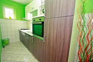 Kuchyň nebo kuchyňský kout v ubytování Apartman Diana