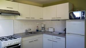 Kuchyň nebo kuchyňský kout v ubytování Apartments Marco Polo Midi