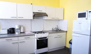Kuchyň nebo kuchyňský kout v ubytování Apartments Marco Polo Midi