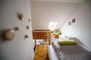 Postel nebo postele na pokoji v ubytování Krona Apartments
