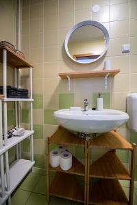 Koupelna v ubytování Krona Apartments