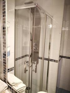 Koupelna v ubytování Hostal Alcántara