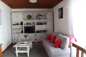 - un salon avec un canapé et une télévision dans l'établissement Dalia, à Omiš