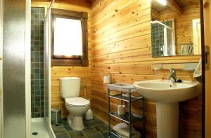 A bathroom at La Albarina