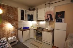 Köök või kööginurk majutusasutuses Street Art Suite