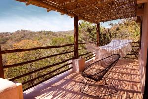 Balkon atau teras di Casa Mono