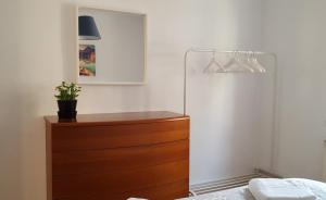 Postel nebo postele na pokoji v ubytování Caputxins Apartment