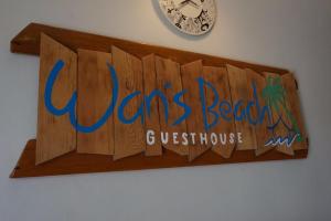Certifikát, hodnocení, plakát nebo jiný dokument vystavený v ubytování Wan's Beach Guest House