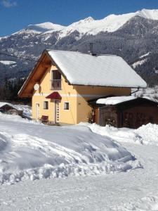 Ferienhaus Backstuber during the winter