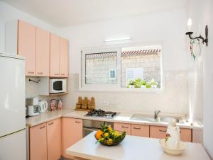 Kuchyň nebo kuchyňský kout v ubytování Apartments Villa Diha