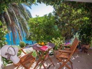 Zahrada ubytování Apartments Villa Diha