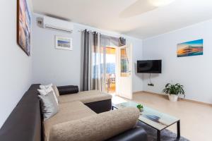 TV a/nebo společenská místnost v ubytování Gold & Silver Apartments
