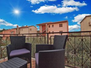 Balkón nebo terasa v ubytování Apartment Luciano 1540