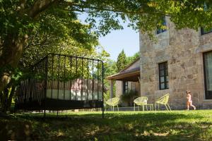 Zahrada ubytování Casa a Pedreira Rias Baixas