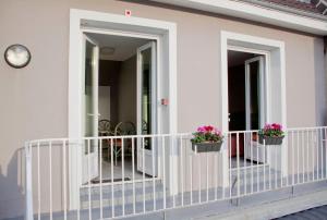 Balkón nebo terasa v ubytování Hôtel-Restaurant Le Flobart