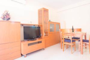 TV a/nebo společenská místnost v ubytování Santa Eulalia IBERPLAYA