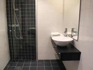 Koupelna v ubytování Hotell Rättvik + 16 fotografií