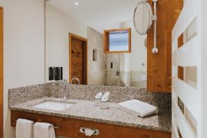 Koupelna v ubytování Hotel Drei Quellen Therme