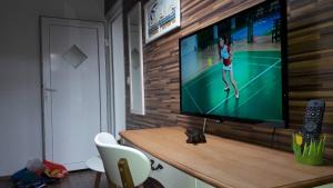 TV a/nebo společenská místnost v ubytování LukaDora