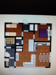 a drawing of a house with at Tarula Holiday Home in Melkoniemi +56 photos