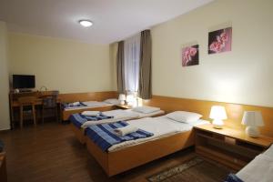Postel nebo postele na pokoji v ubytování Hotel Miramar