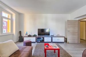 TV a/nebo společenská místnost v ubytování Apartment Spagnolo City