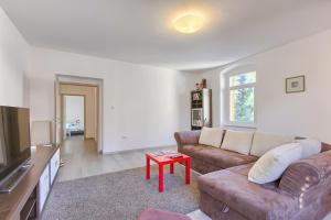 TV a/nebo společenská místnost v ubytování Apartment Spagnolo City