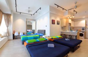 Kuchyň nebo kuchyňský kout v ubytování Parkview Service Apartments