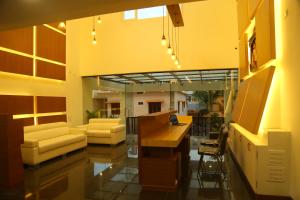 Samarth Residency的休息区
