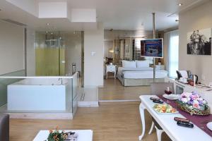 Posezení v ubytování Masel Hotel