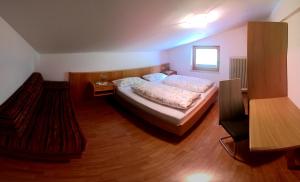 Postel nebo postele na pokoji v ubytování Haus Salzachblick