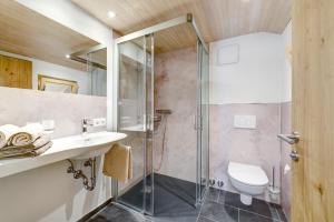 Vannituba majutusasutuses Bergerhof Fontanella