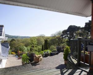 Balkon oz. terasa v nastanitvi Wicklow Way Lodge