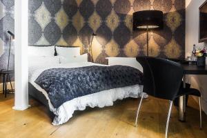 Postel nebo postele na pokoji v ubytování Designhotel Rosenbohm