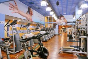 Fitness centrum a/nebo fitness zařízení v ubytování Club Hotel Eilat - All Suites Hotel