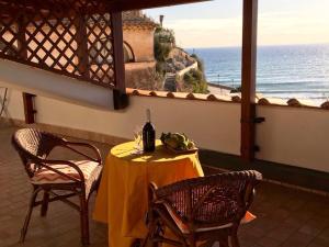 A balcony or terrace at Hotel Marconi