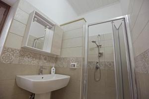 Koupelna v ubytování B&B Acquachiara