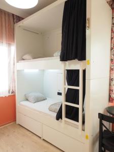 Letto o letti in una camera di Deeps Hostel Ankara